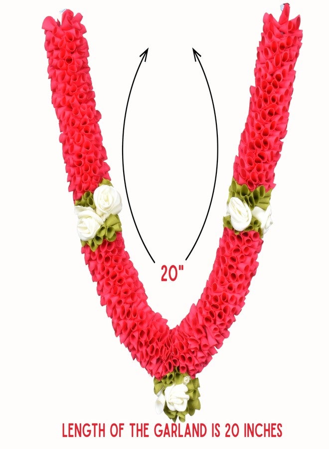 Veltic- Pack of Three Half Meter Garland-Dark Pink VE51DP - Image 3